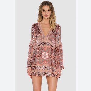 For Love And Lemons Juliet A Line Mini Dress